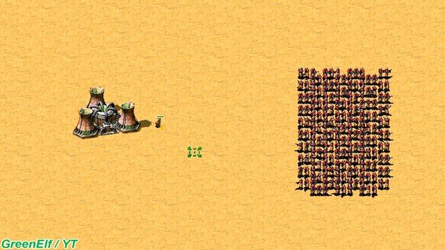 1 Nuclear Reactor vs 200 Conscripts - Red Alert 2 смотреть онлайн