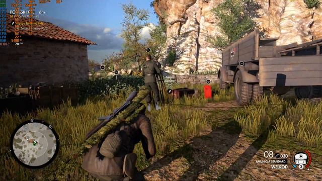 GTX 1080ti Sniper Elite 4 DX12 upscaled 4K смотреть онлайн