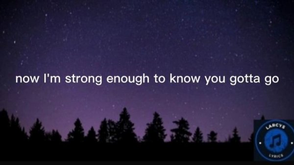 Cher - Strong enough lyric video
