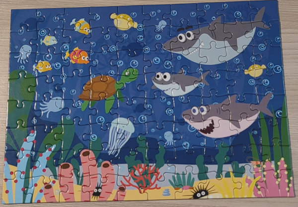 Акулёнок ПАЗЛ 80 деталей