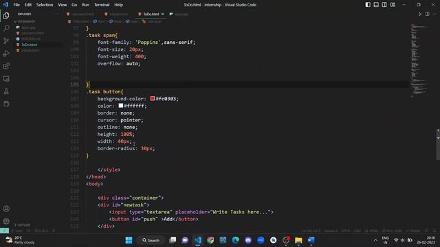 Build a Todo list app in HTML, CSS & JavaScript in 2023 | JavaScript for Beginners tutorial смотреть онлайн