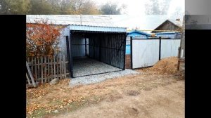 Металлический разборный гараж