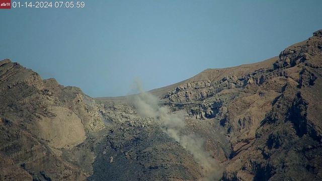 Jan 14, 2024: Huge boulder rolls down crater rim at Semeru Volcano, Indonesia смотреть онлайн