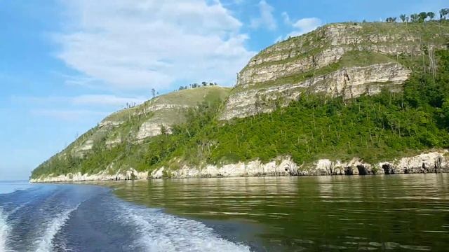 Жигулевское водохранилище напротив 8-го квартала г. Тольятти, 03.06.2018 г. смотреть онлайн