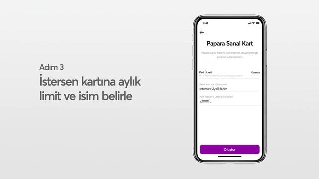Nasıl Papara Sanal Kart Oluştururum?