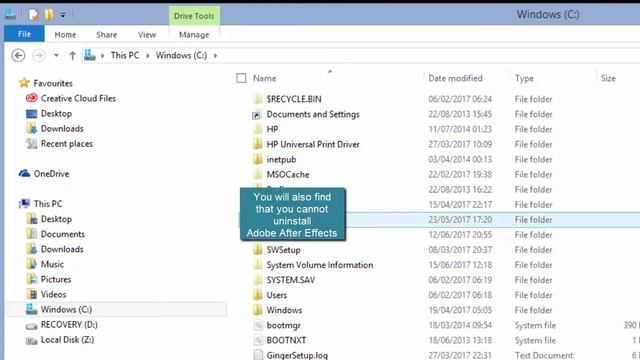 Cannot install Adobe After Effects (inconsistency in the installer database) смотреть онлайн