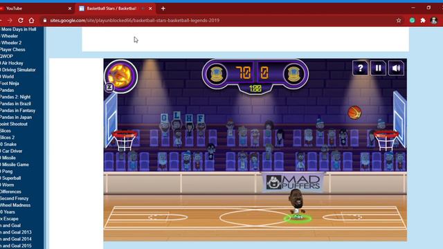 Basketball Stars   Basketball Legends 2019 Unblocked 66   Unblocked Games 66   Google Chrome 6 6 20