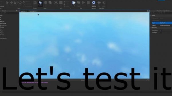 Roblox Studio - How to make a day / night cycle script 2020