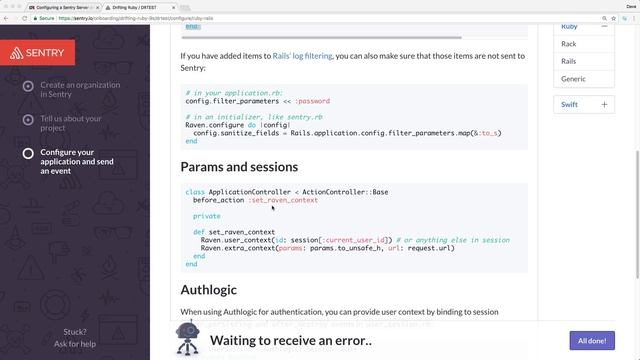 Episode #108 - Tracking Errors with Sentry смотреть онлайн