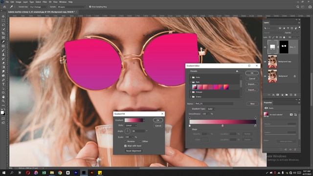 Photoshop Tutorial - Turn normal glass into a sunglass смотреть онлайн