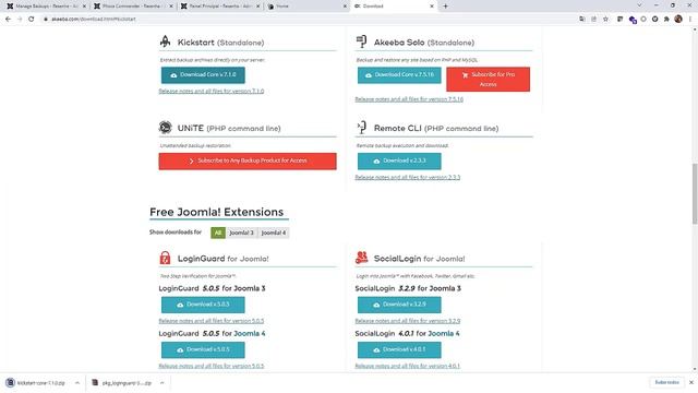 11 - Akeeba Backup смотреть онлайн