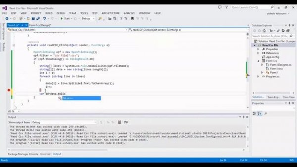 How to Read csv File in C# Winforms || Parsing Delimited text or csv Data