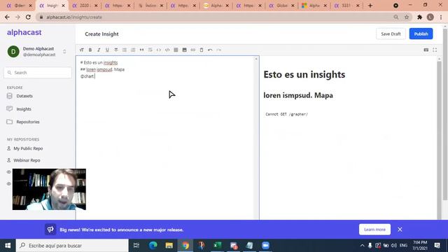 Ciclo de webinars 2021: Datasets, Insight, Charts con Alphacast - Clase 0 смотреть онлайн