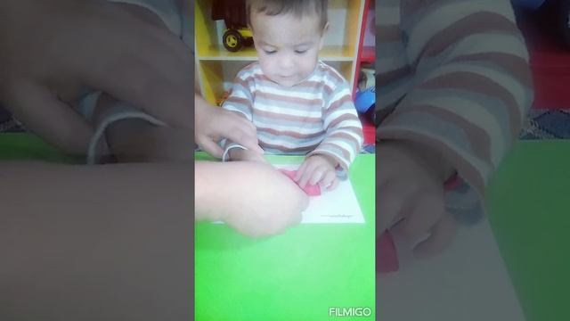 Аппликация на тему Фрукты и Овощи Детский сад "Kids academy" смотреть онлайн
