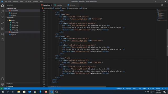 Landing page simple con Bootstrap 5 смотреть онлайн
