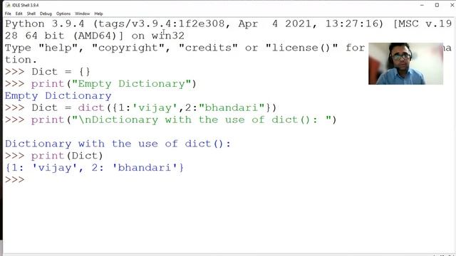 Dictionary in Python смотреть онлайн
