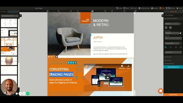 Undo feature in wysiwyg visual page builder - editor смотреть онлайн
