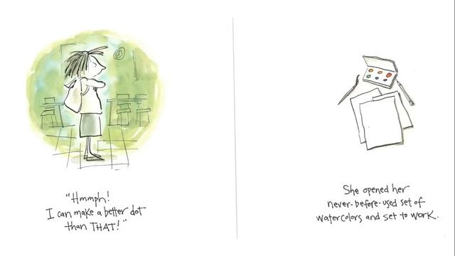 The Dot by Peter H Reynolds : a wonderful story about art and creativity for kids смотреть онлайн