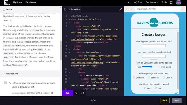 HTML Forms project смотреть онлайн