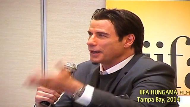 John Travolta's Press Conference during IIFA Weekend 2014 in Tampa Bay смотреть онлайн