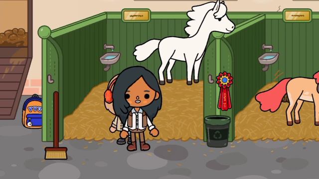||Решила заняться конным спортом🌼💕🐎||~Тока бока~toca boca~ смотреть онлайн