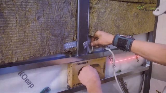 Установка звукоизоляционных подрозетников SoundGuard Изобокс (IzoBox)
