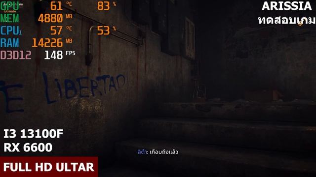 RX 6600 I3 13100F Test FarCry 6