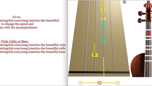 Learn America the Beautiful on Violin - How to Play Tutorial смотреть онлайн