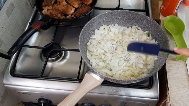 Вкусный ужин.Печень с апельсинами.Горбуша, Пюре. смотреть онлайн