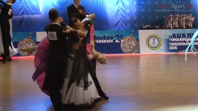 Marat Khannanov - Anastasia Timofeeva, 1/8 English Waltz смотреть онлайн