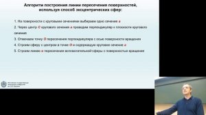 Начертательная геометрия Лекция №8 ( 2 часть ) Пересечение поверхностей