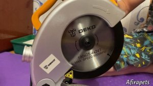 ТОРЦОВОЧНАЯ ПИЛА DEKO ОБЗОР/ СТРОИМ ПИЛИМ