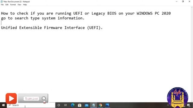 How to check if you are running UEFI or Legacy BIOS on your WINDOWS PC ??? смотреть онлайн