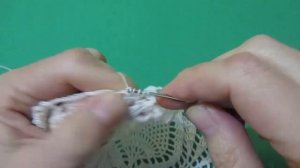 САЛФЕТКА "СЕРЕБРИСТЫЙ ИНЕЙ". ЧАСТЬ 3