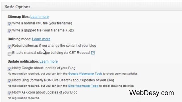 How to intall the Google XML Sitemaps plugin for Wordpress - WebDesy.com смотреть онлайн