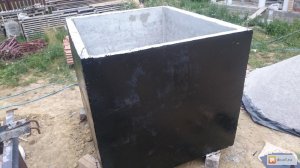 Погреб из бетонных квадратов своими руками за день!