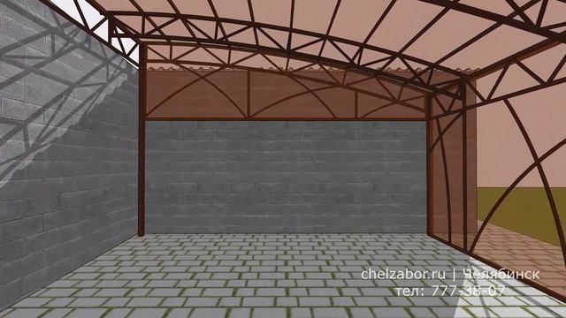 Реализованный проект арочного навеса смотреть онлайн