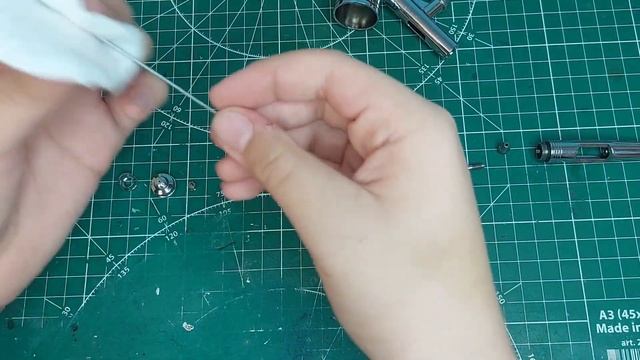 обзор аэрографа JAS 1187 и работа с ним