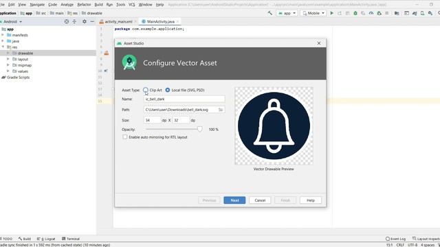 Export svg files into Android Studio project смотреть онлайн