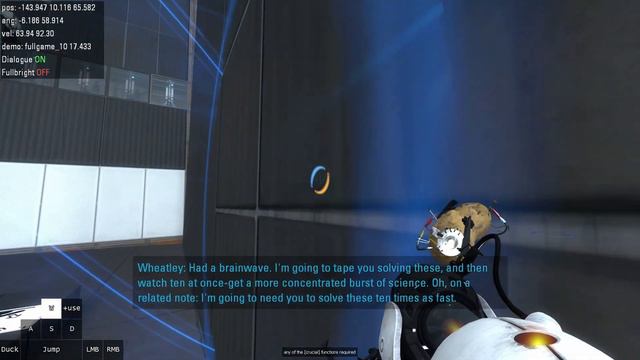 How to FLY in Portal 2 With No Cheats (CFG) смотреть онлайн