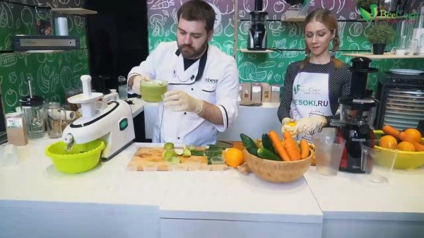 Мастер-класс по зелёным сокам в Green Star Elite. KOREA Фестиваль, день Tribest