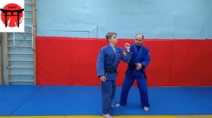 Дзюдо. Срыв захвата на спине сверху