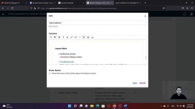 Novelty Theme OJS 3 Tutorial | OJT Team смотреть онлайн