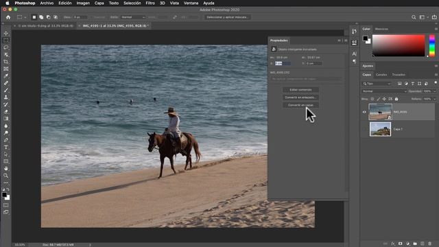 Photoshop 2020. Nuevas Funciones # 4. Selección del sujeto desde ventana Propiedades. liclonny смотреть онлайн