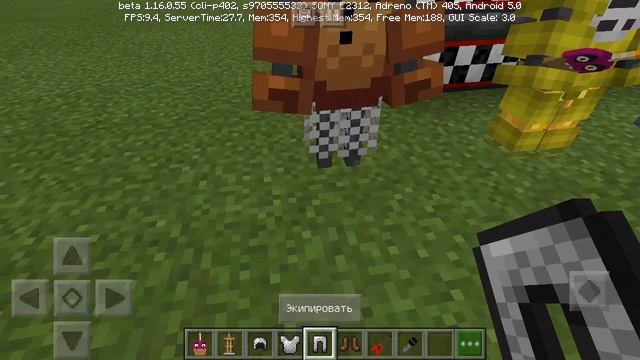 Обзор брони фнаф в MINECRAFT (МОД) смотреть онлайн