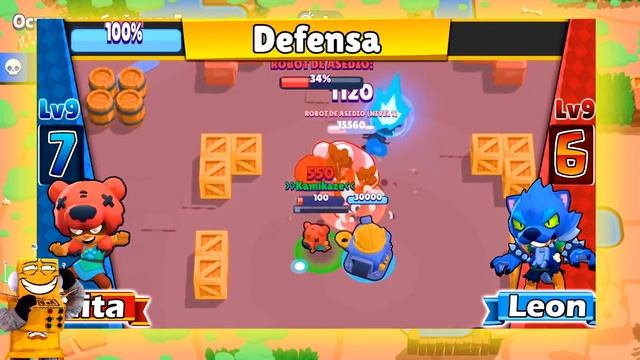 ЛЕОН ОБОРОТЕНЬ ПРОТИВ НИТЫ! ШОК САМЫЙ СИЛЬНЫЙ ПЕРСОНАЖ BRAWL STARS смотреть онлайн