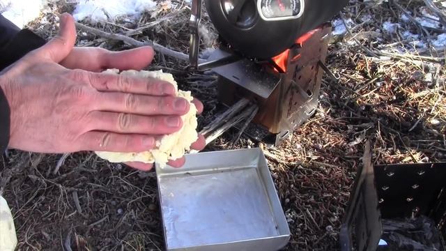 G2 FIREBOX Stove Biscuits & Gravy From Scratch / Billy Pot Dry Baking / Camp Cooking. смотреть онлайн