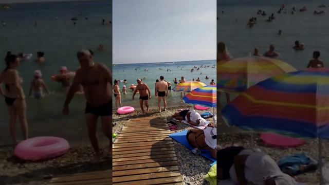 Архипо-осиповка 10 августа 2019 год. Все сбежали с холодов на море! смотреть онлайн