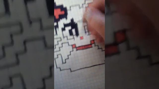 Рисую по клеточкам котика!!! смотреть онлайн