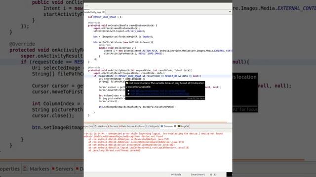 Intent Action Pick Example смотреть онлайн